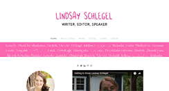 Desktop Screenshot of lindsayschlegel.com